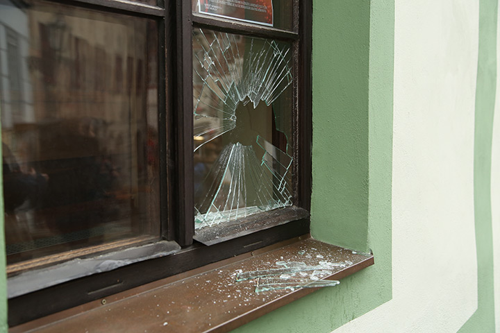 A2B Glass are able to board up broken windows while they are being repaired in Borehamwood.